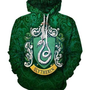 Harry Potter Slytherin Hoodies - Pullover Green Hoodie
