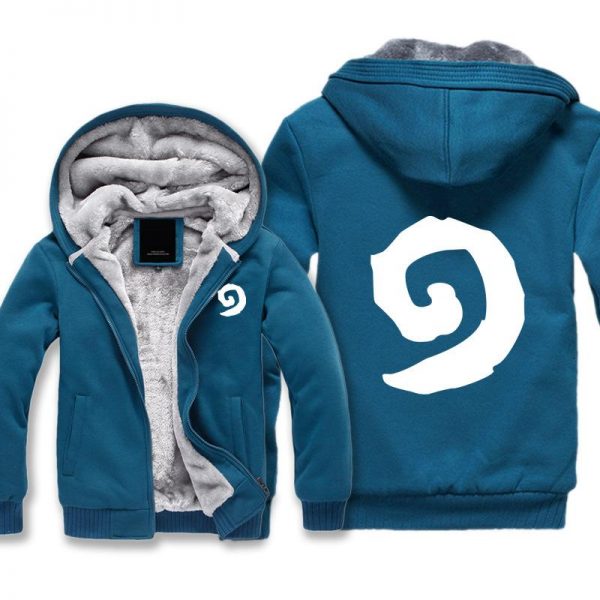 Hearthstone Jackets - Solid Color Hearthstone Logo Icon Super Cool Fleece Jacket