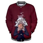 Helltaker Baseball Jacket  - Unisex 3D Button Up Coat