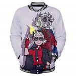 Helltaker Baseball Jacket  - Unisex 3D Button Up Coat