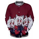 Helltaker Baseball Jacket  - Unisex 3D Button Up Coat