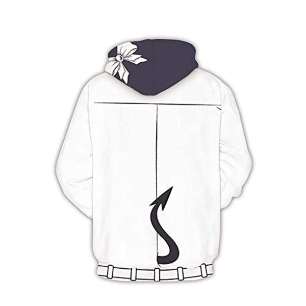 Helltaker Hoodies -Azazel Unisex 3D Pullover Hooded Sweatshirt