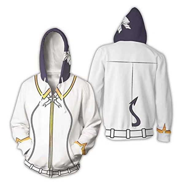 Helltaker Hoodies - Azazel Unisex 3D Zip Up Hooded Jacket