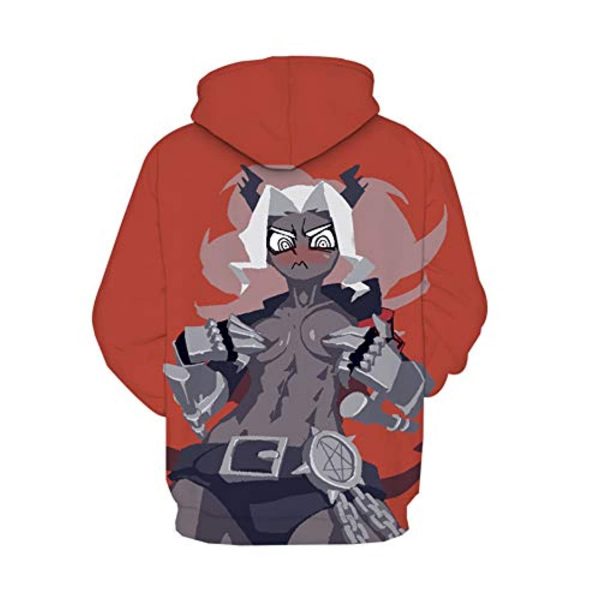 Helltaker Hoodies -Judgement Unisex 3D Pullover Hooded Sweatshirt