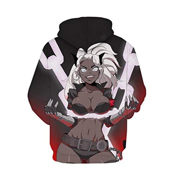 Helltaker Hoodies -Judgement Unisex 3D Pullover Hooded Sweatshirt