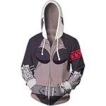 Helltaker Hoodies - Judgement Unisex 3D Zip Up Hooded Jacket