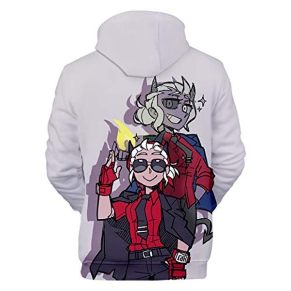 Helltaker Hoodies -Justice Unisex 3D Pullover Hooded Sweatshirt