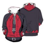 Helltaker Hoodies -Justice Unisex 3D Pullover Hooded Sweatshirt