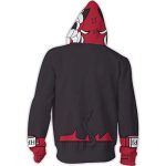 Helltaker Hoodies - Justice Unisex 3D Zip Up Hooded Jacket