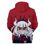 Helltaker Hoodies - Lucifer Unisex 3D Pullover Hooded Sweatshirt
