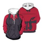 Helltaker Hoodies -Malina Unisex 3D Pullover Hooded Sweatshirt