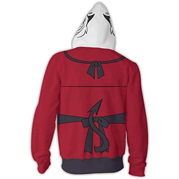 Helltaker Hoodies - Malina Unisex 3D Zip Up Hooded Jacket