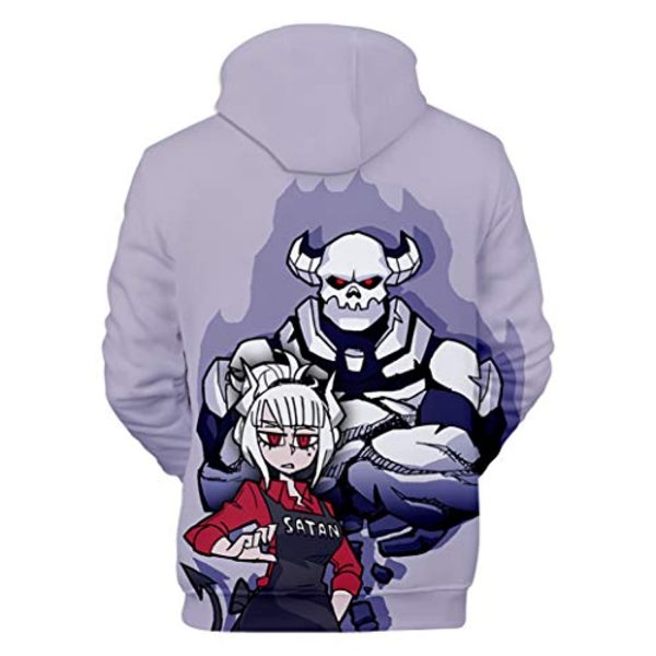 Helltaker Hoodies -Unisex 3D Pullover Hooded Sweatshirt