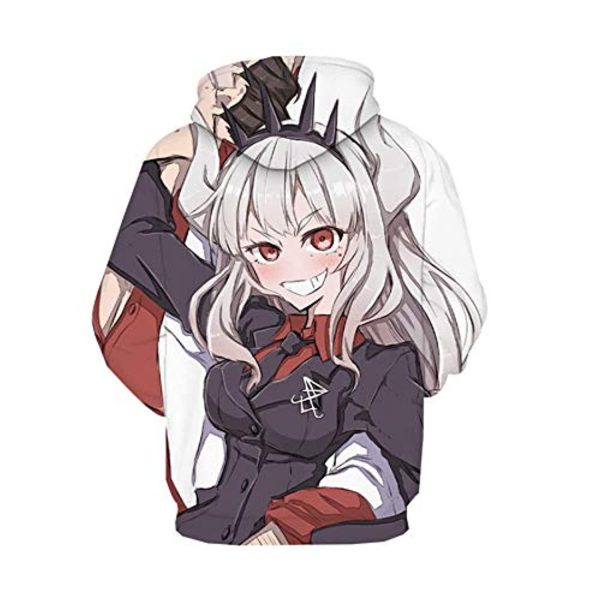 Helltaker Hoodies - Unisex 3D Pullover Hooded Sweatshirt