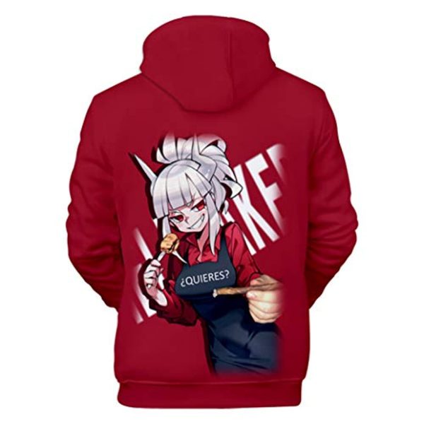 Helltaker Hoodies - Unisex 3D Pullover Hooded Sweatshirt