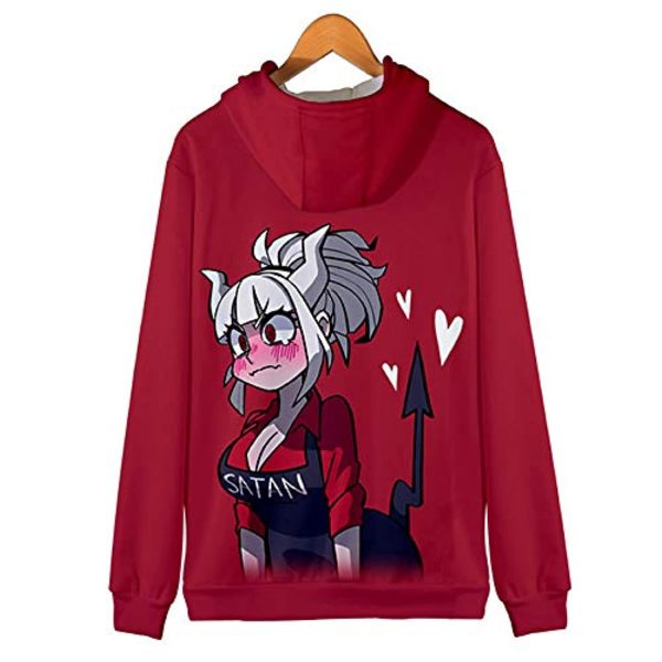 Helltaker Hoodies - Unisex 3D Zip Up Hooded Jacket