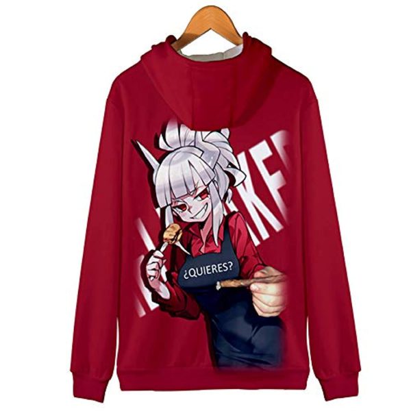 Helltaker Hoodies - Unisex 3D Zip Up Hooded Jacket