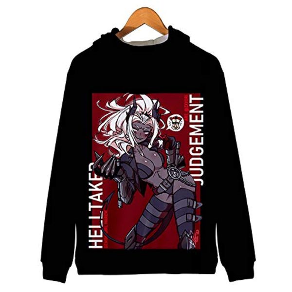 Helltaker Hoodies - Unisex 3D Zip Up Hooded Jacket
