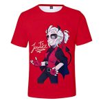 Helltaker Shirt - Justice Short Sleeve Casual Tops T-Shirts for Adult and Kids