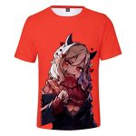 Helltaker Shirt - Short Sleeve Casual Tops T-Shirts for Adult and Kids