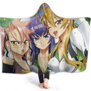 Highschool of the Dead Fleece Flannel Blanket - Anime Hooded Blanket