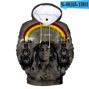 Hip Hop Music Bob Marley 3D Printed Hoodies Sweatshirts