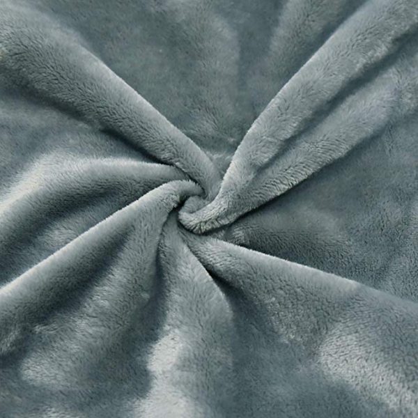 His-and-Hers Sleeves-Cute Long Flannel Plush Wearable Hooded Blanket