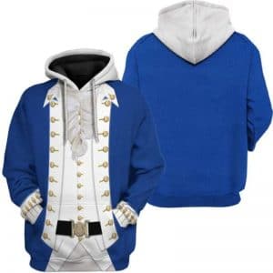 Historical Personage Alexander Hamilton 3D Printed Cosplay Hoodie