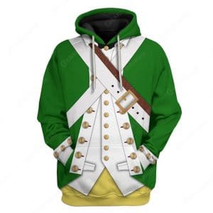 Historical Personage Continental Marines 3D Printed Cosplay Hoodie