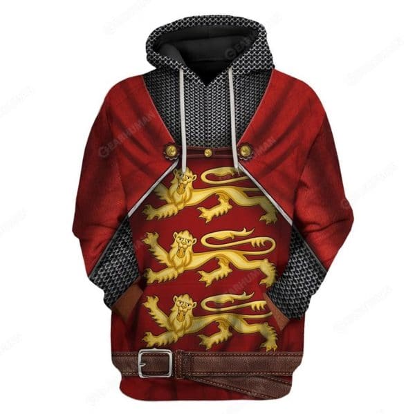 Historical Personage Edward I of England 3D Printed Cosplay Hoodie