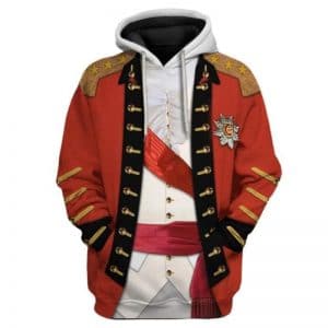 Historical Personage Henry Clinton 3D Printed Cosplay Hoodie