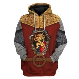 Historical Personage Sir Lancelot 3D Printed Cosplay Hoodie