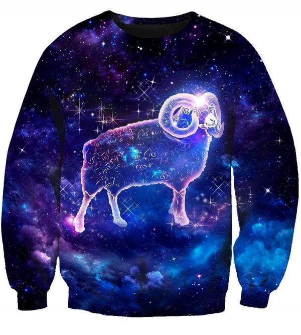 Horoscope Aries Hoodies - Pullover Black Hoodie
