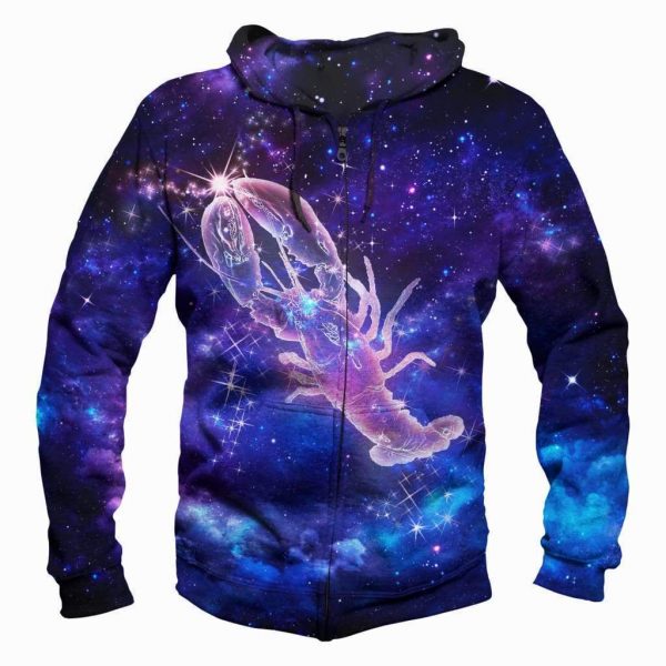 Horoscope Cancer Hoodies - Pullover Black Hoodie