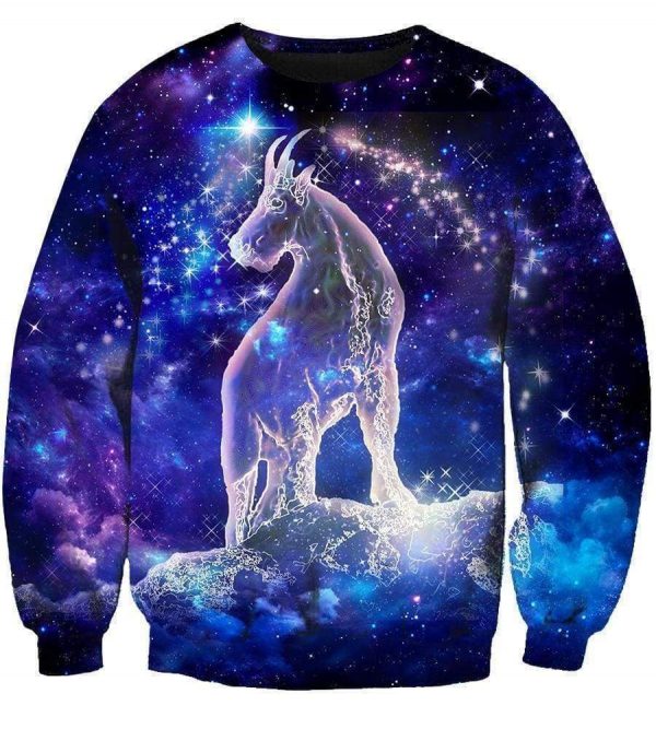 Horoscope Capricorn Hoodies - Pullover Black Hoodie