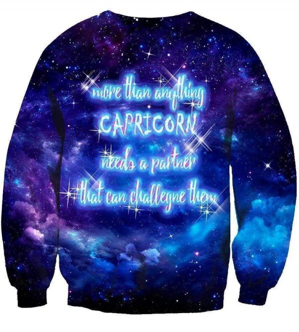 Horoscope Capricorn Hoodies - Pullover Black Hoodie