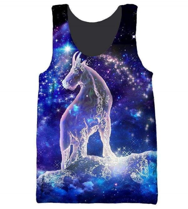 Horoscope Capricorn Hoodies - Pullover Black Hoodie