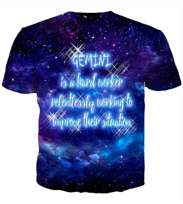 Horoscope Gemini Hoodies - Pullover Black Hoodie