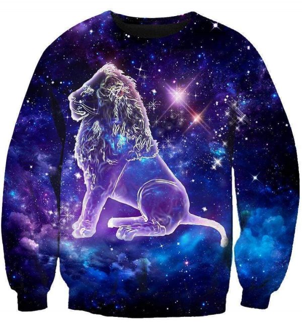 Horoscope Leo Hoodies - Pullover Black Hoodie