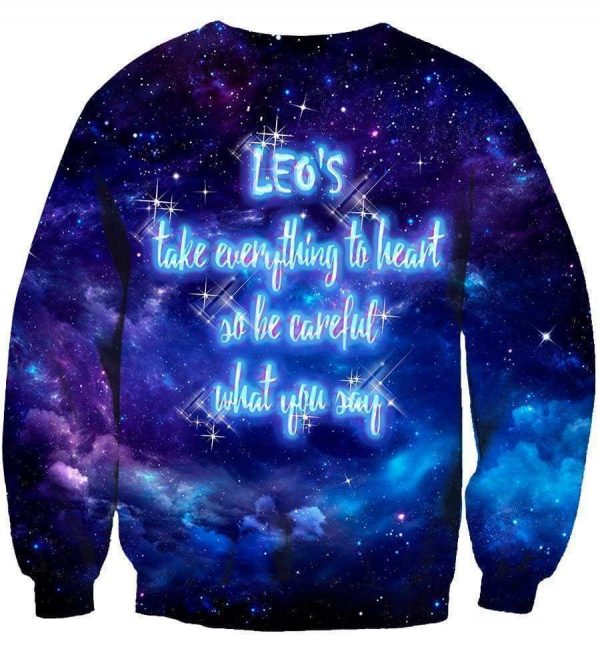 Horoscope Leo Hoodies - Pullover Black Hoodie