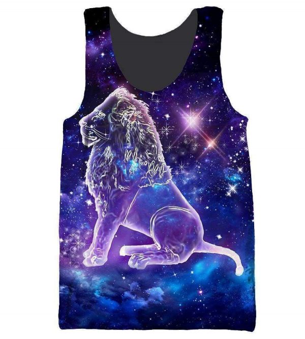 Horoscope Leo Hoodies - Pullover Black Hoodie