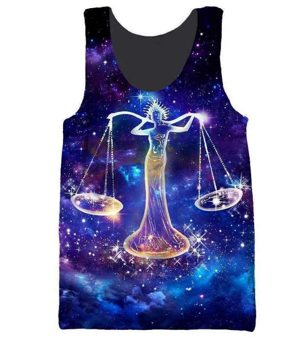 Horoscope Libra Hoodies - Pullover Black Hoodie