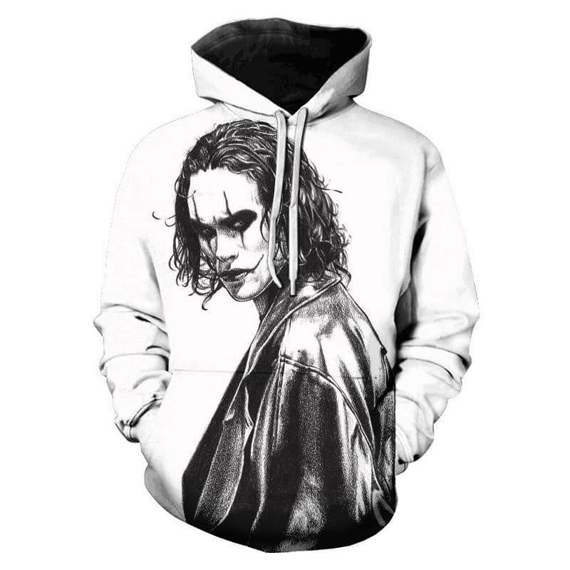 Horror Movie 3D Printed Pullover - The Crow Eric Draven Hoodies