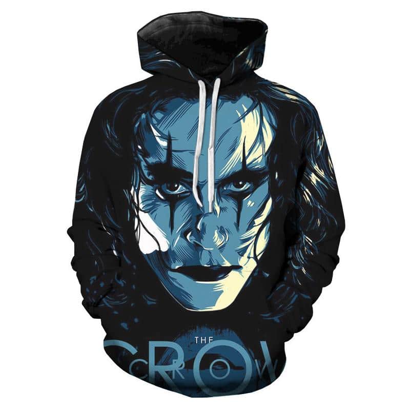 Horror Movie Eric Draven Pullover - The Crow 3D Printed Hoodies