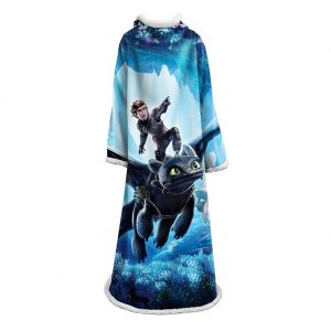 How to Train Your Dragon 3: The Hidden World Blanket -Blanket Robe With Sleeves