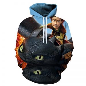 How To Train Your Dragon 3D Printed Fashion Hooded Sweatshirts Hoodies