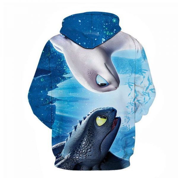 How to Train Your Dragon Anime 3D Sweatshirt Pullover Hoodie