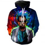 HyperReal Rick SSJ? | Rick and Morty 3D Printed Unisex Hoodies