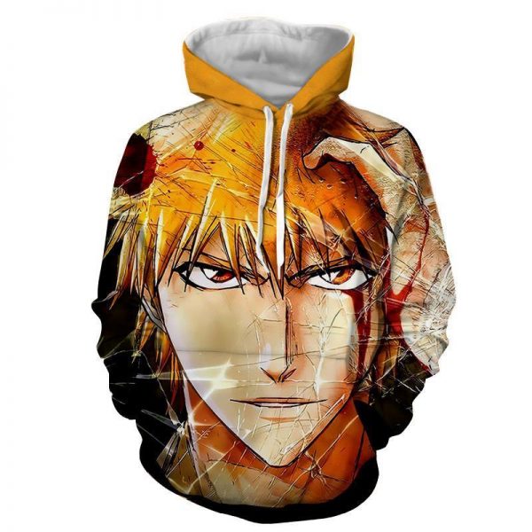 Ichigo Kurosaki Hoodie - Bleach 3D Hoodie - Bleach Jacket