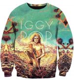 Iggy Pop Hoodies - Pullover Blue Hoodie